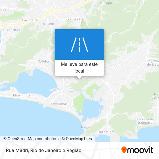 Rua Madri mapa