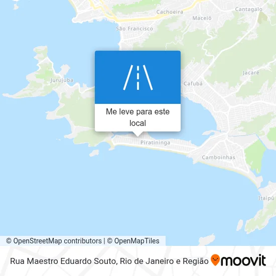 Rua Maestro Eduardo Souto mapa
