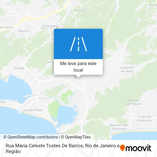 Rua Maria Celeste Tostes De Barros mapa