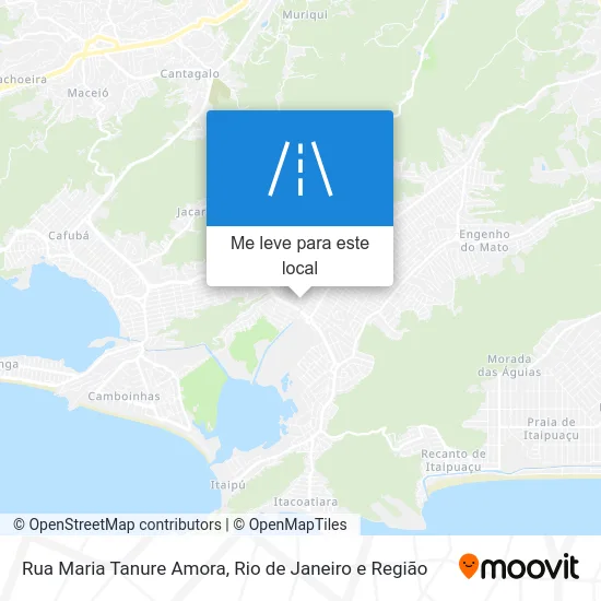 Rua Maria Tanure Amora mapa