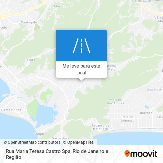 Rua Maria Teresa Castro Spa mapa