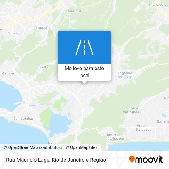 Rua Mauricio Lage mapa