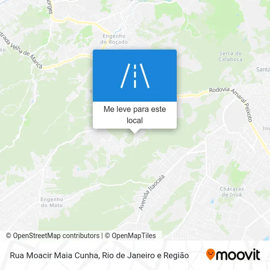 Rua Moacir Maia Cunha mapa