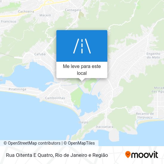 Rua Oitenta E Quatro mapa