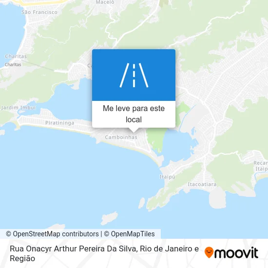 Rua Onacyr Arthur Pereira Da Silva mapa