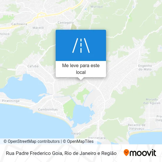 Rua Padre Frederico Goia mapa