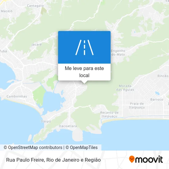 Rua Paulo Freire mapa