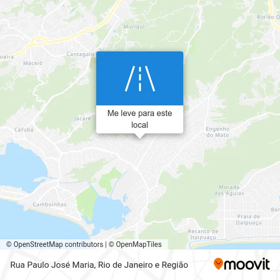 Rua Paulo José Maria mapa