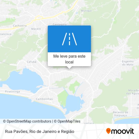 Rua Pavões mapa