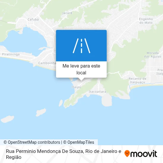 Rua Perminio Mendonça De Souza mapa