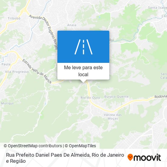 Rua Prefeito Daniel Paes De Almeida mapa