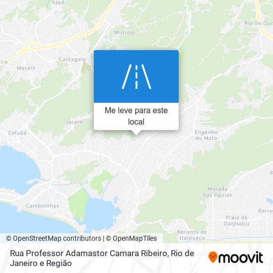 Rua Professor Adamastor Camara Ribeiro mapa