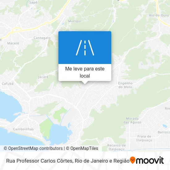 Rua Professor Carlos Côrtes mapa