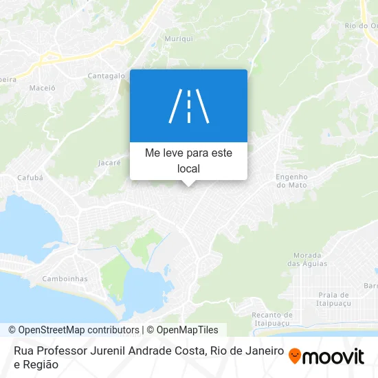 Rua Professor Jurenil Andrade Costa mapa