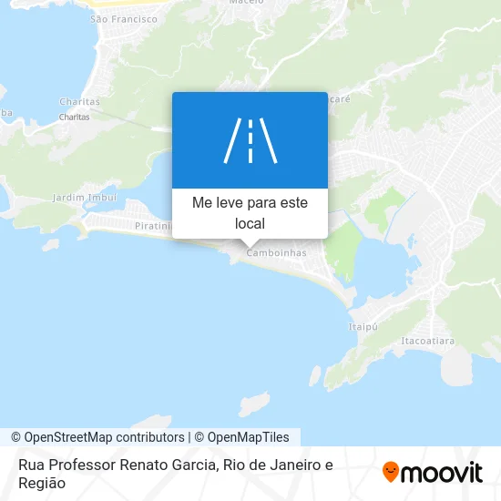 Rua Professor Renato Garcia mapa