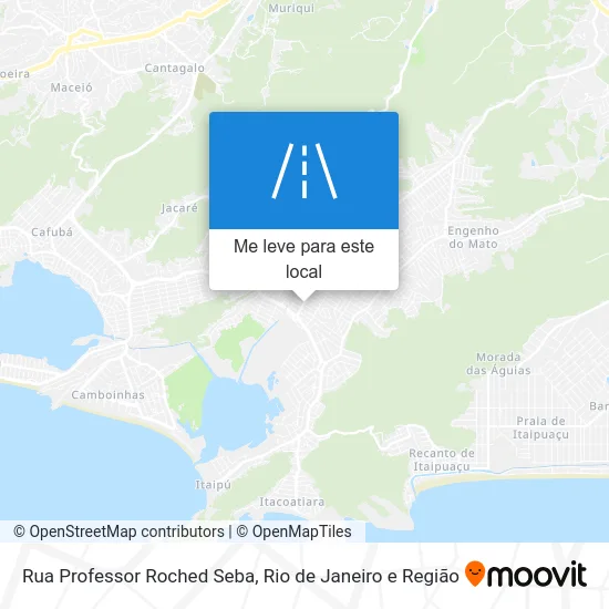 Rua Professor Roched Seba mapa