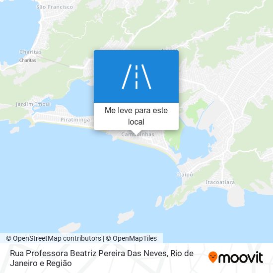 Rua Professora Beatriz Pereira Das Neves mapa