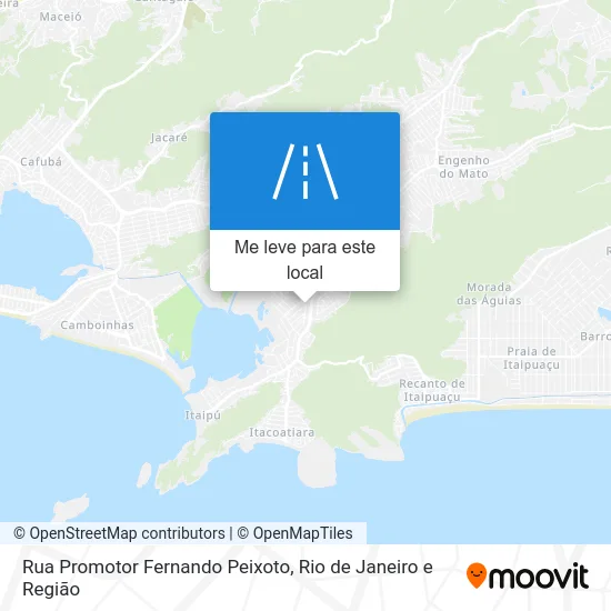 Rua Promotor Fernando Peixoto mapa