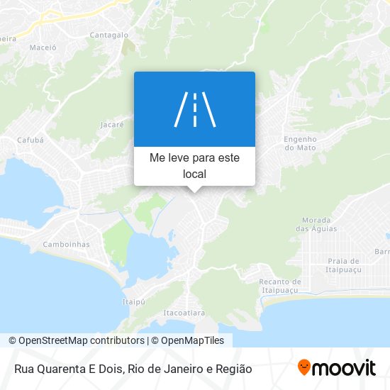 Rua Quarenta E Dois mapa