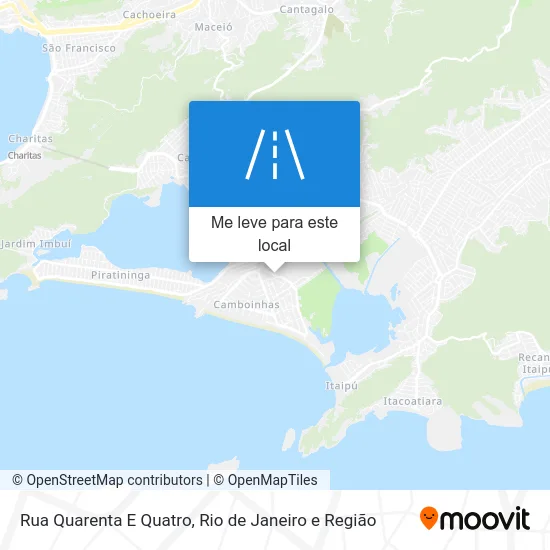 Rua Quarenta E Quatro mapa