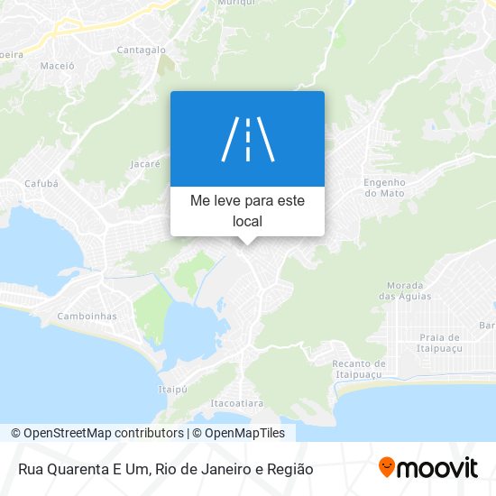 Rua Quarenta E Um mapa