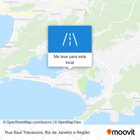 Rua Raul Travassos mapa