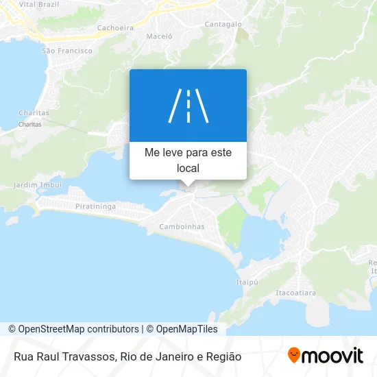 Rua Raul Travassos mapa
