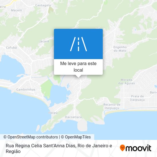 Rua Regina Celia Sant'Anna Dias mapa