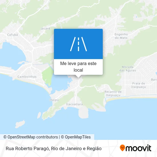Rua Roberto Paragó mapa