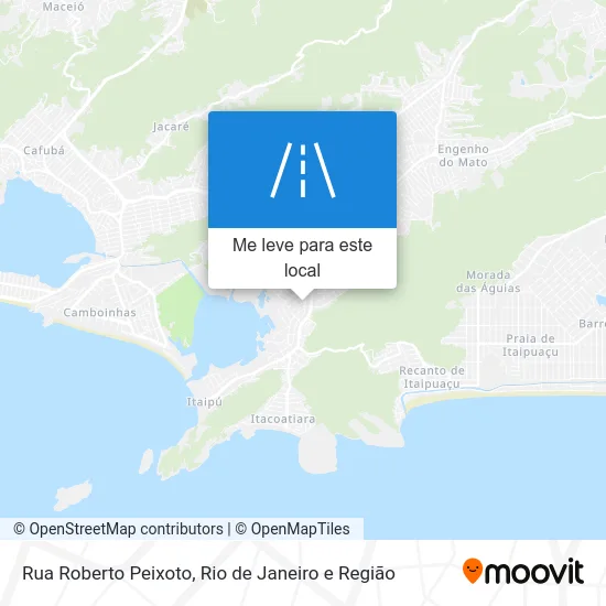 Rua Roberto Peixoto mapa