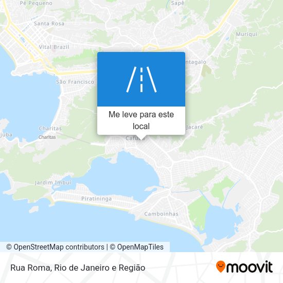 Rua Roma mapa