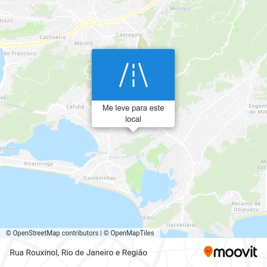 Rua Rouxinol mapa