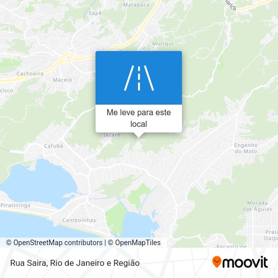 Rua Saira mapa