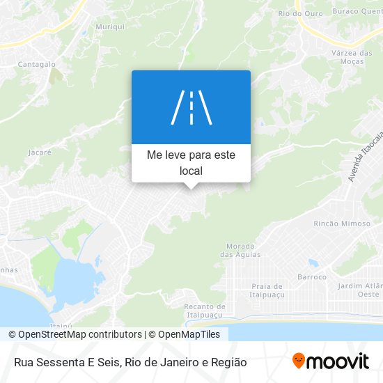 Rua Sessenta E Seis mapa