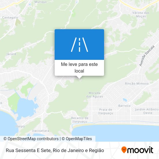 Rua Sessenta E Sete mapa