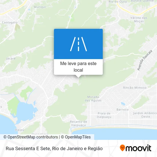 Rua Sessenta E Sete mapa