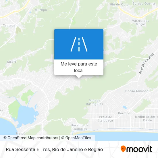 Rua Sessenta E Três mapa
