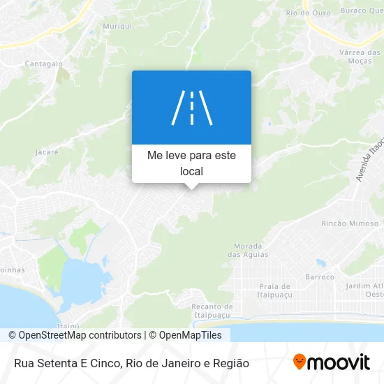 Rua Setenta E Cinco mapa