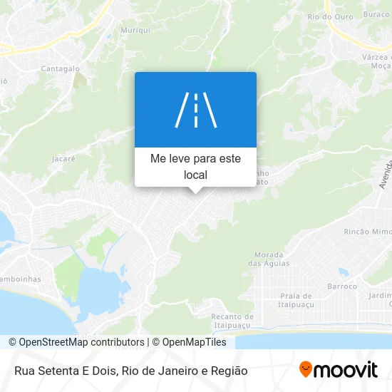 Rua Setenta E Dois mapa