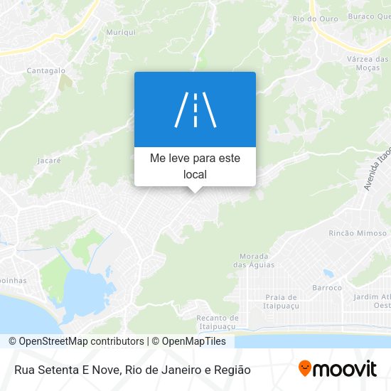 Rua Setenta E Nove mapa