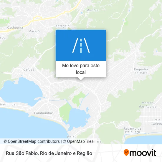 Rua São Fábio mapa