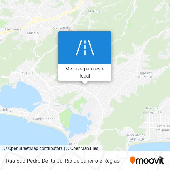 Rua São Pedro De Itaipú mapa