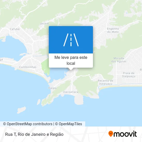 Rua T mapa