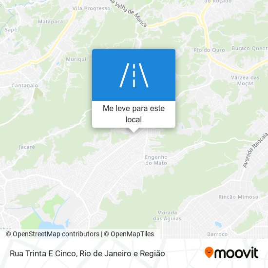 Rua Trinta E Cinco mapa