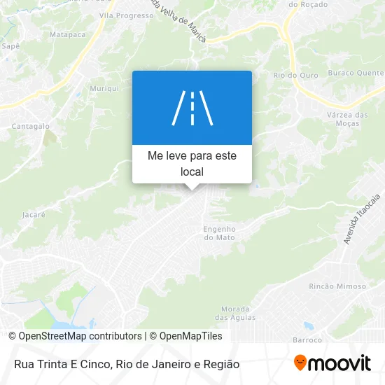 Rua Trinta E Cinco mapa