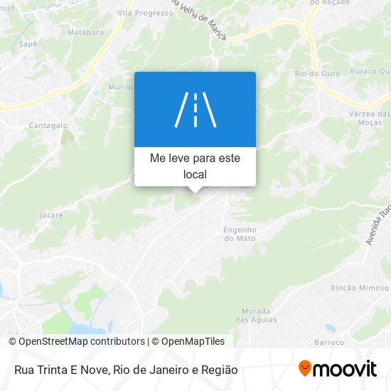 Rua Trinta E Nove mapa