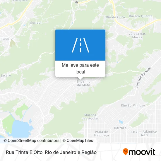 Rua Trinta E Oito mapa