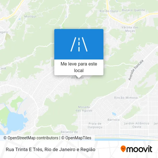 Rua Trinta E Três mapa