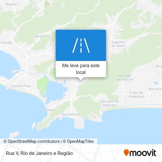 Rua V mapa