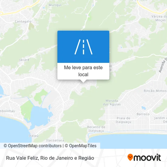 Rua Vale Feliz mapa